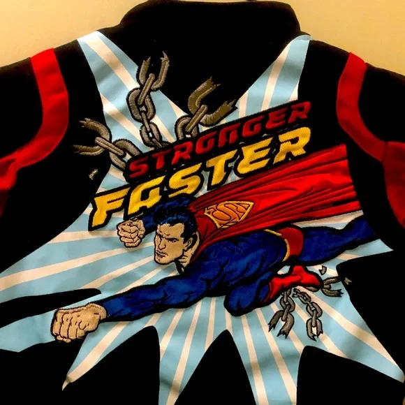 JH Design Superman Jacket Comic